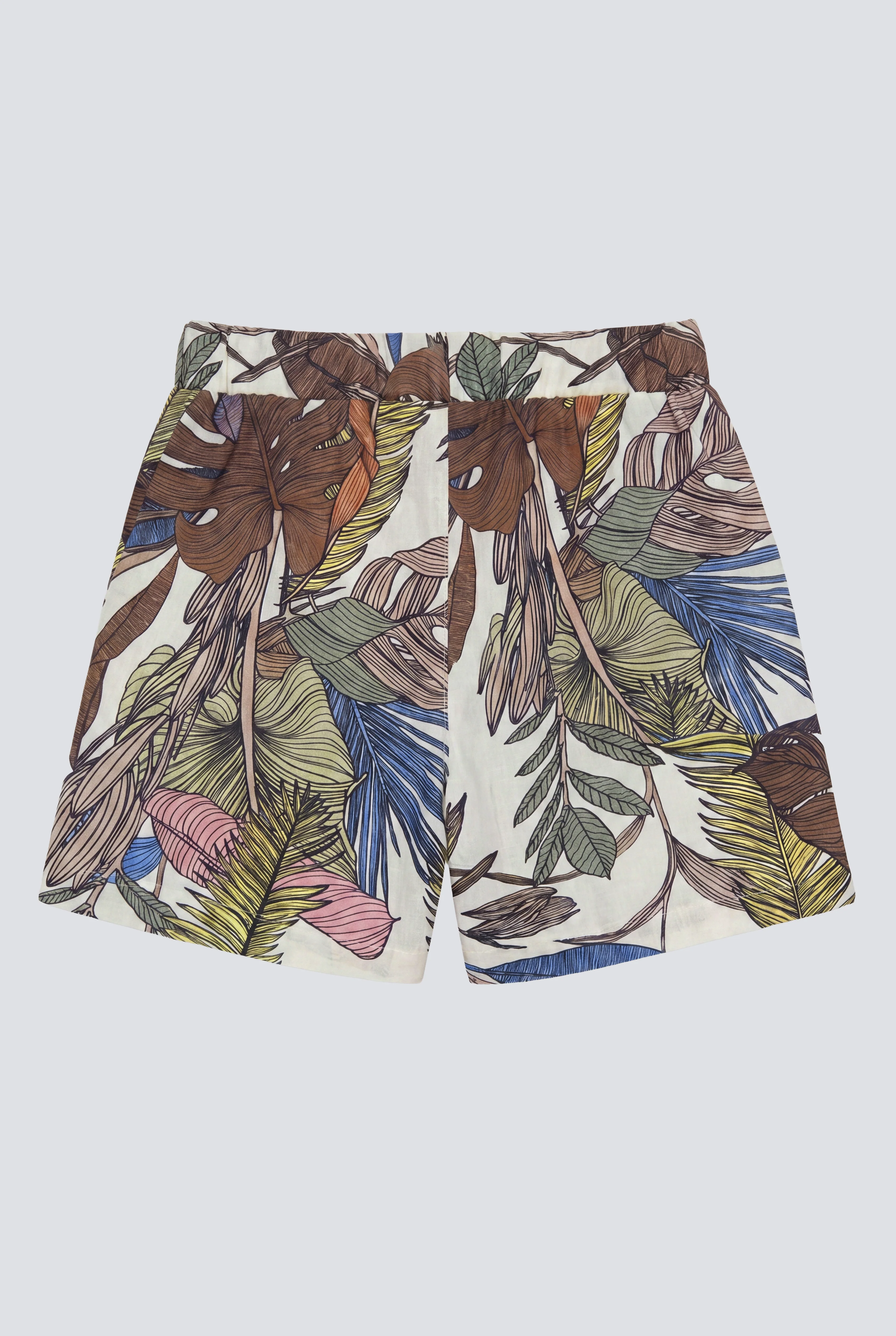 Bermuda Palmeras Beige Mujer - Image 8