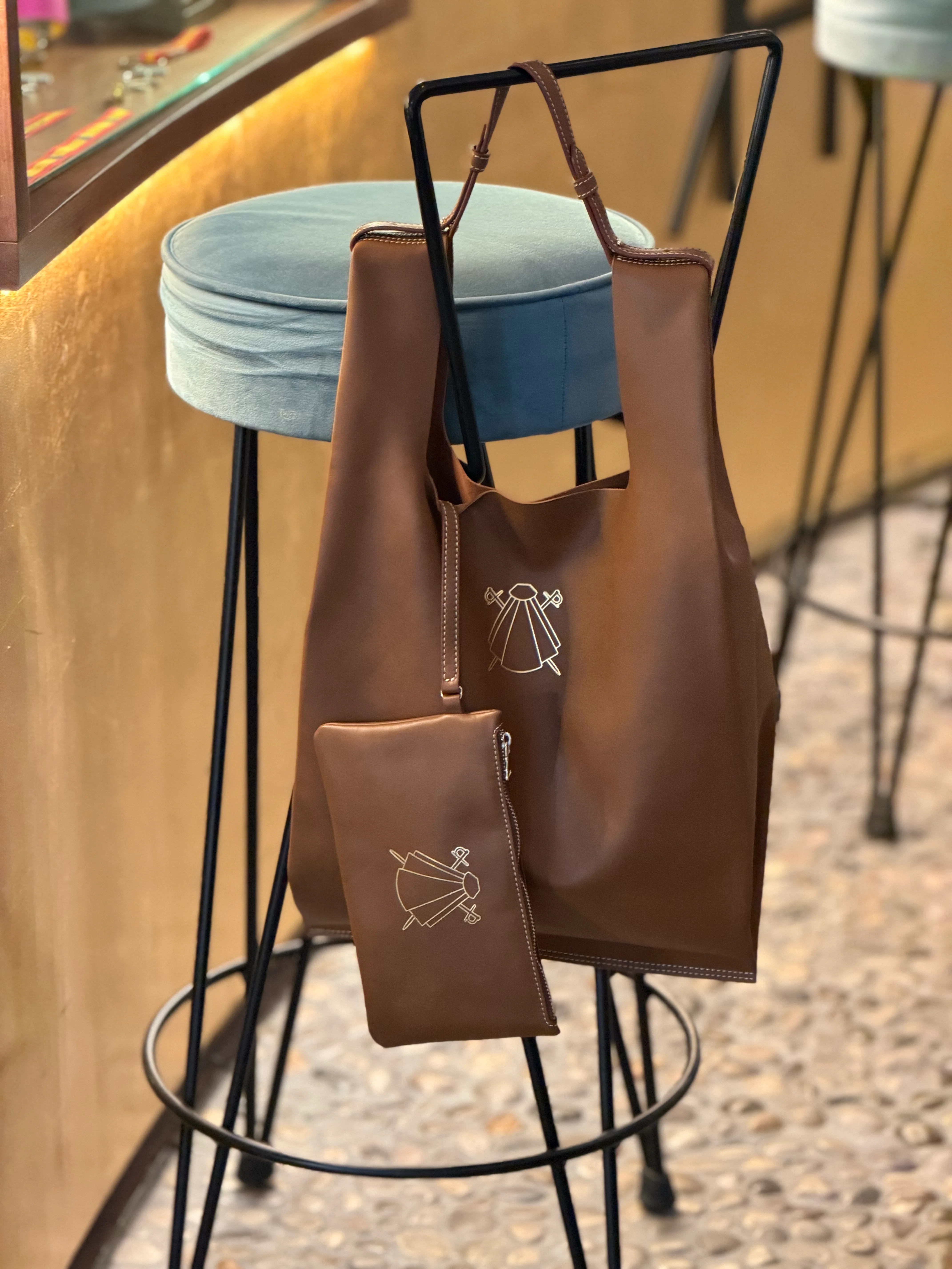 Bolso Piel Noble Marrón - Image 3