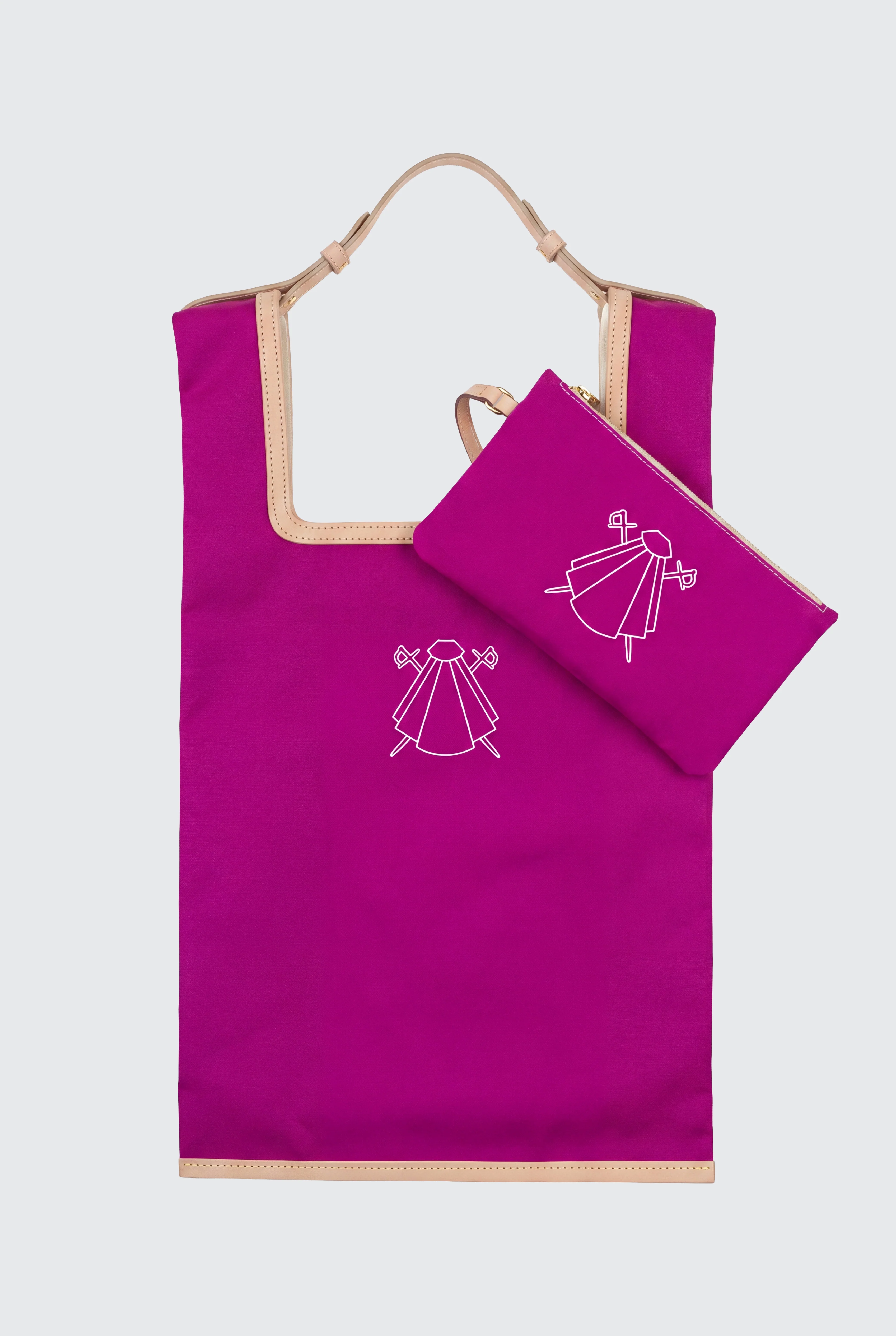 Bolso Tela Capote / Piel - Image 3