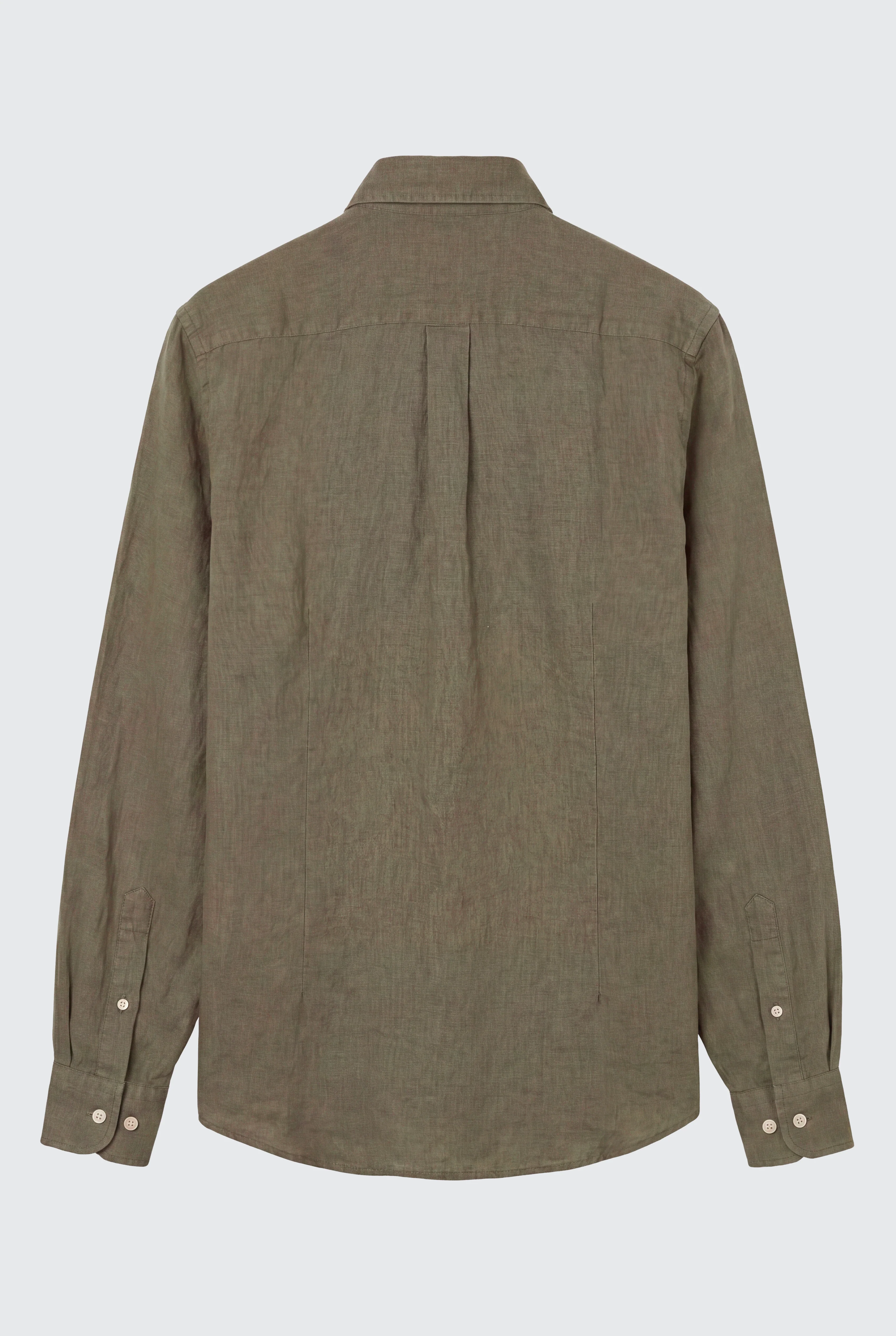 Camisa Verde 100% Lino Mujer - Image 5