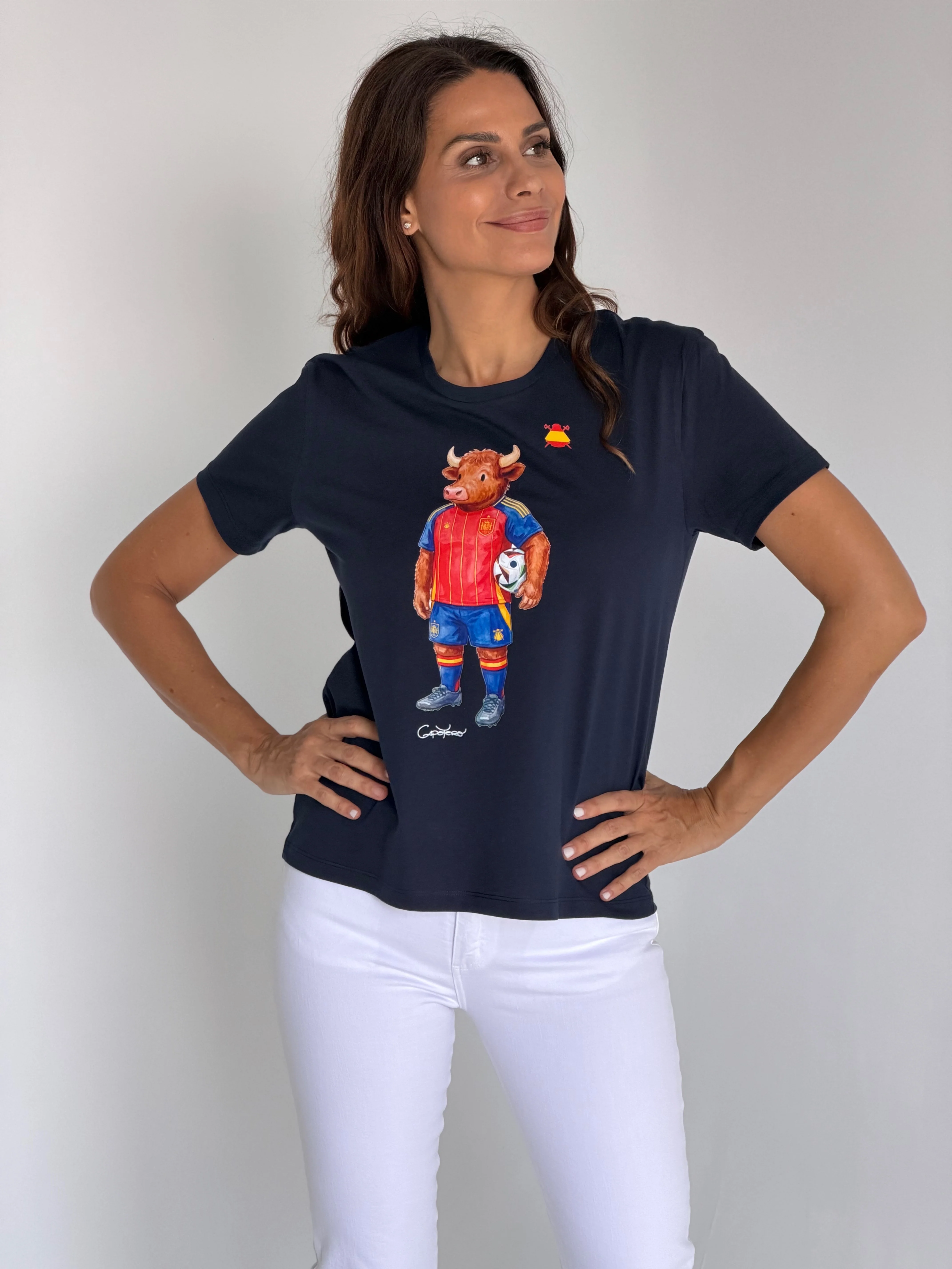 Camiseta Azul Torito Selección Mujer
