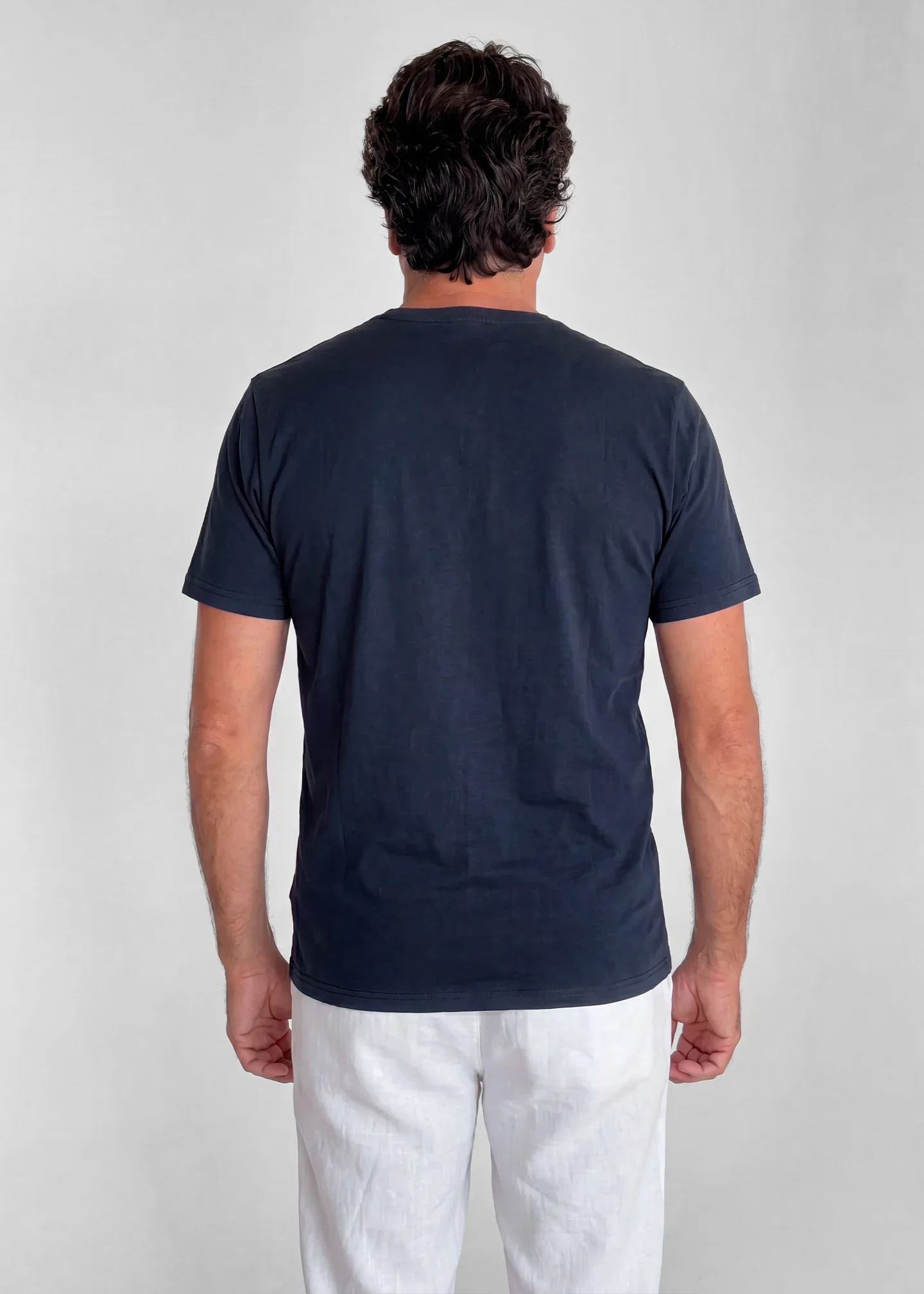 Camiseta Básica Azul Hombre - Image 2
