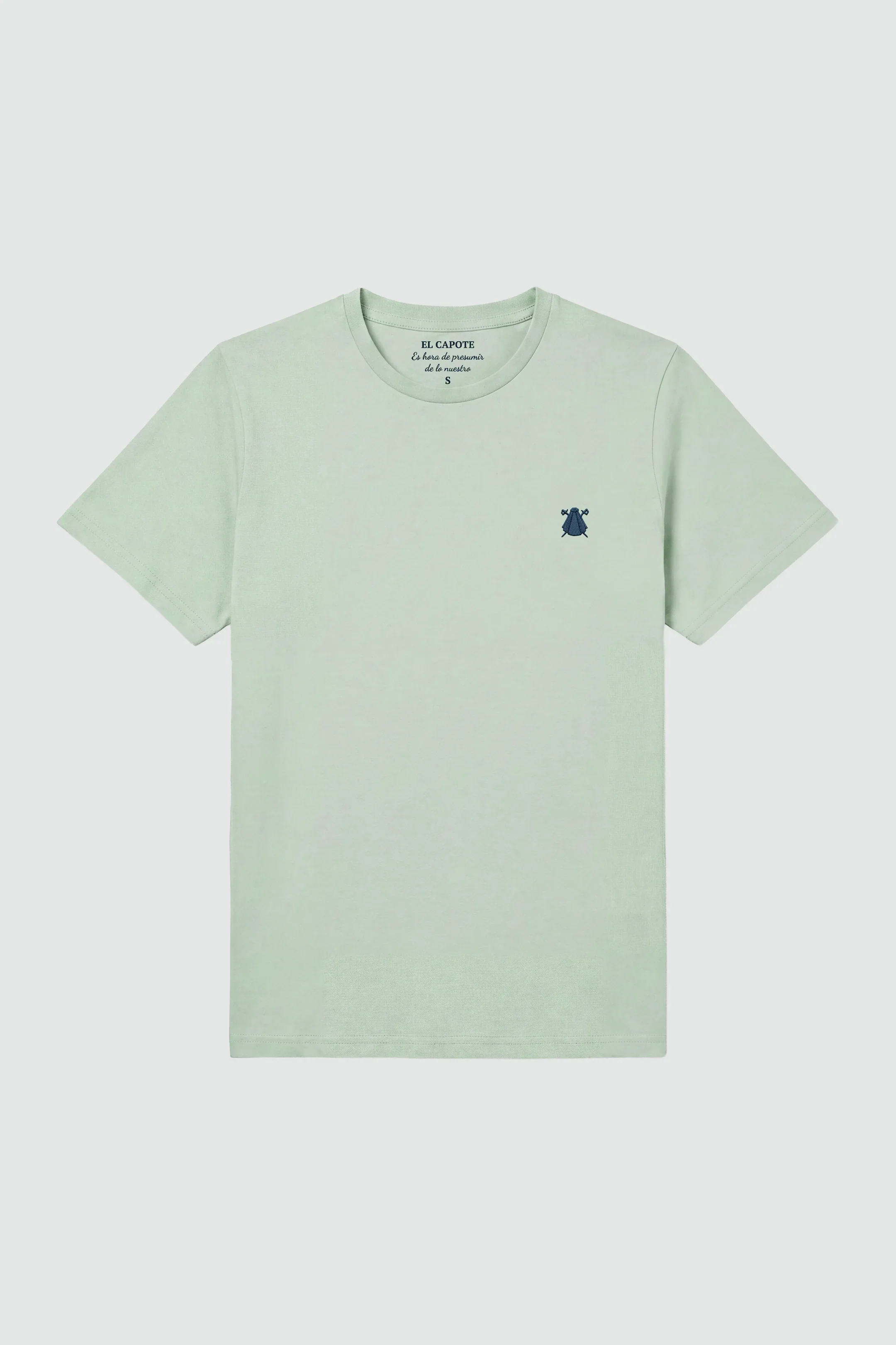 Camiseta Básica Verde Agua Hombre - Image 3