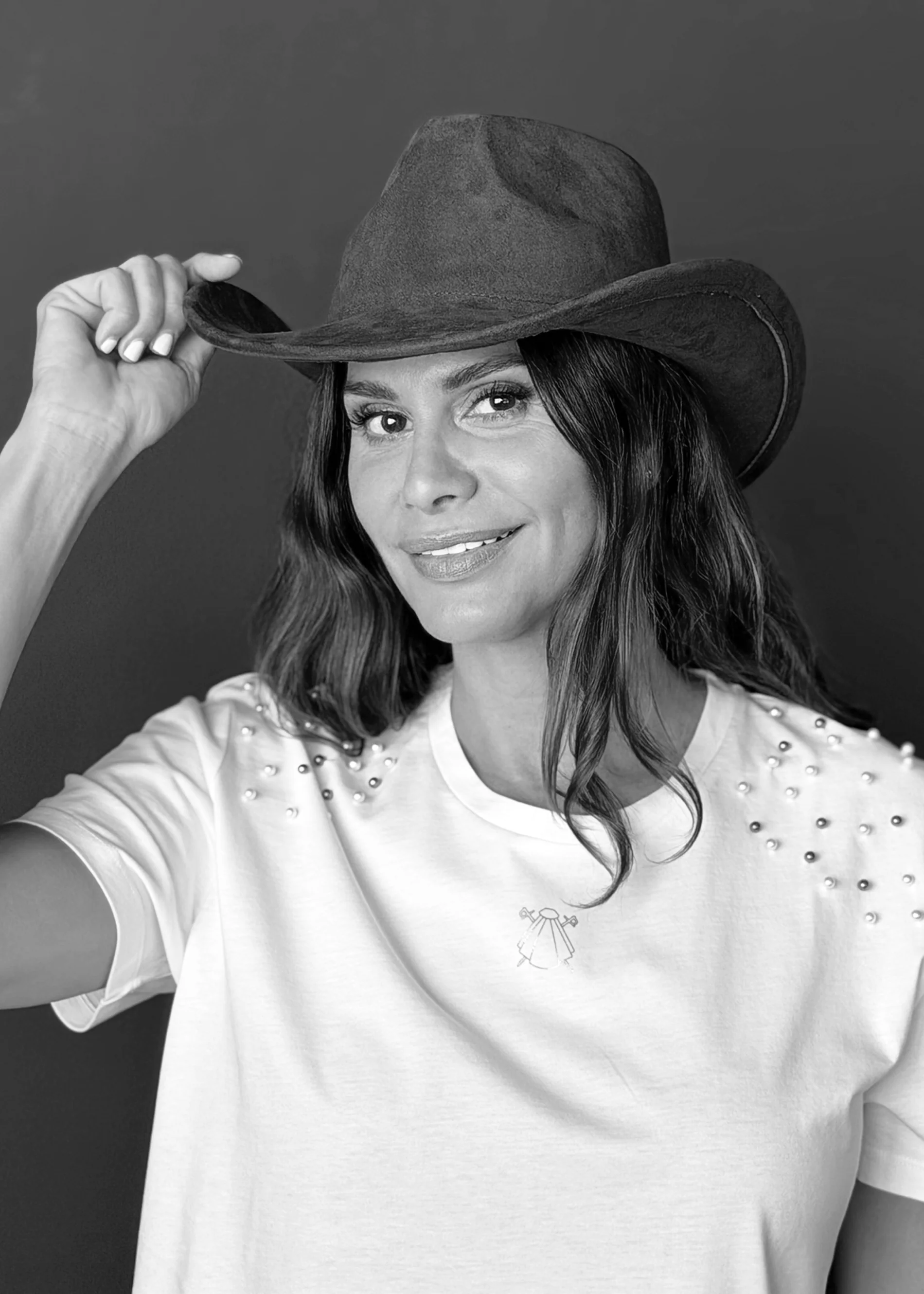 Camiseta Blanca Perlas Mujer - Image 6