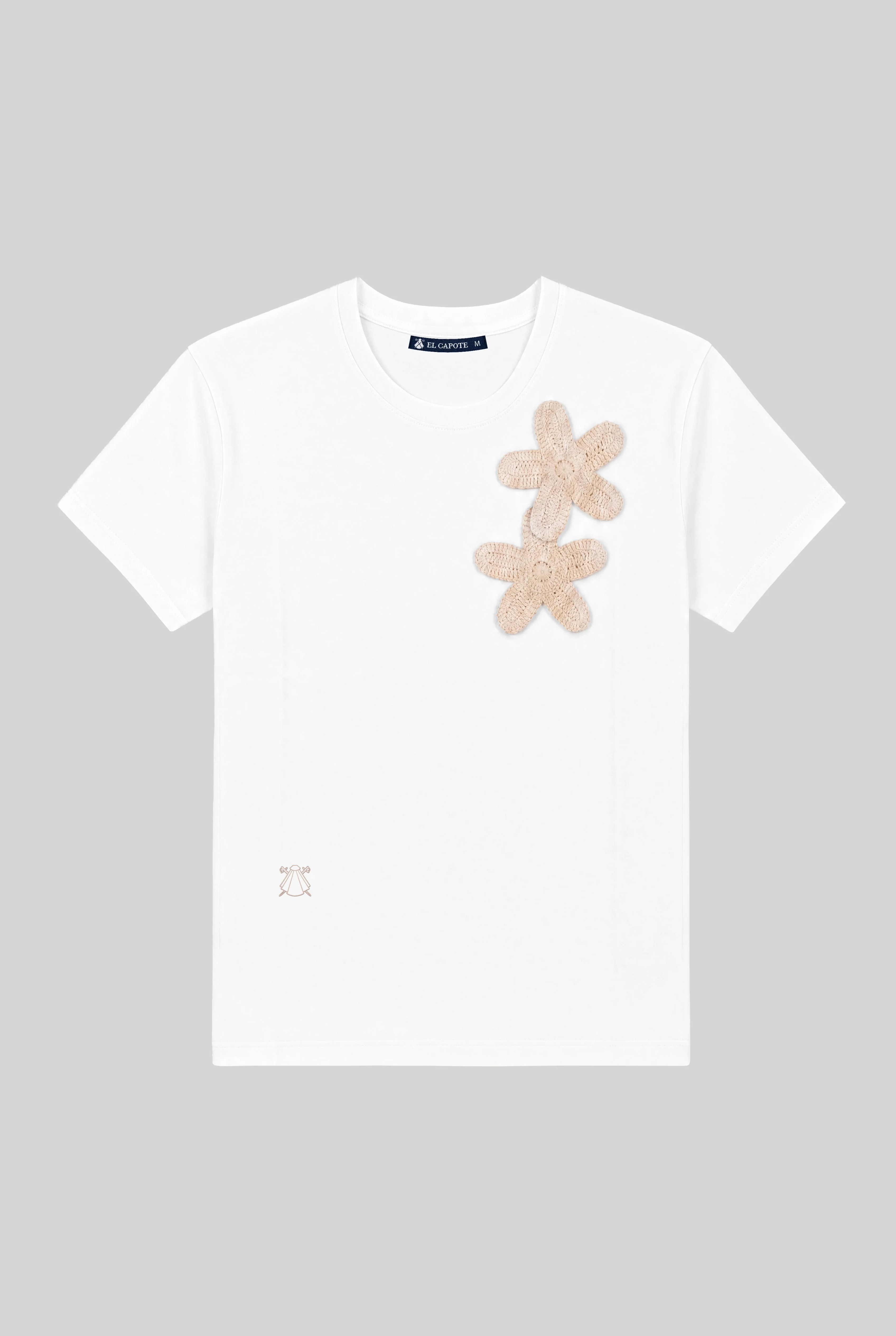Camiseta Cruda Crochet Mujer - Image 4
