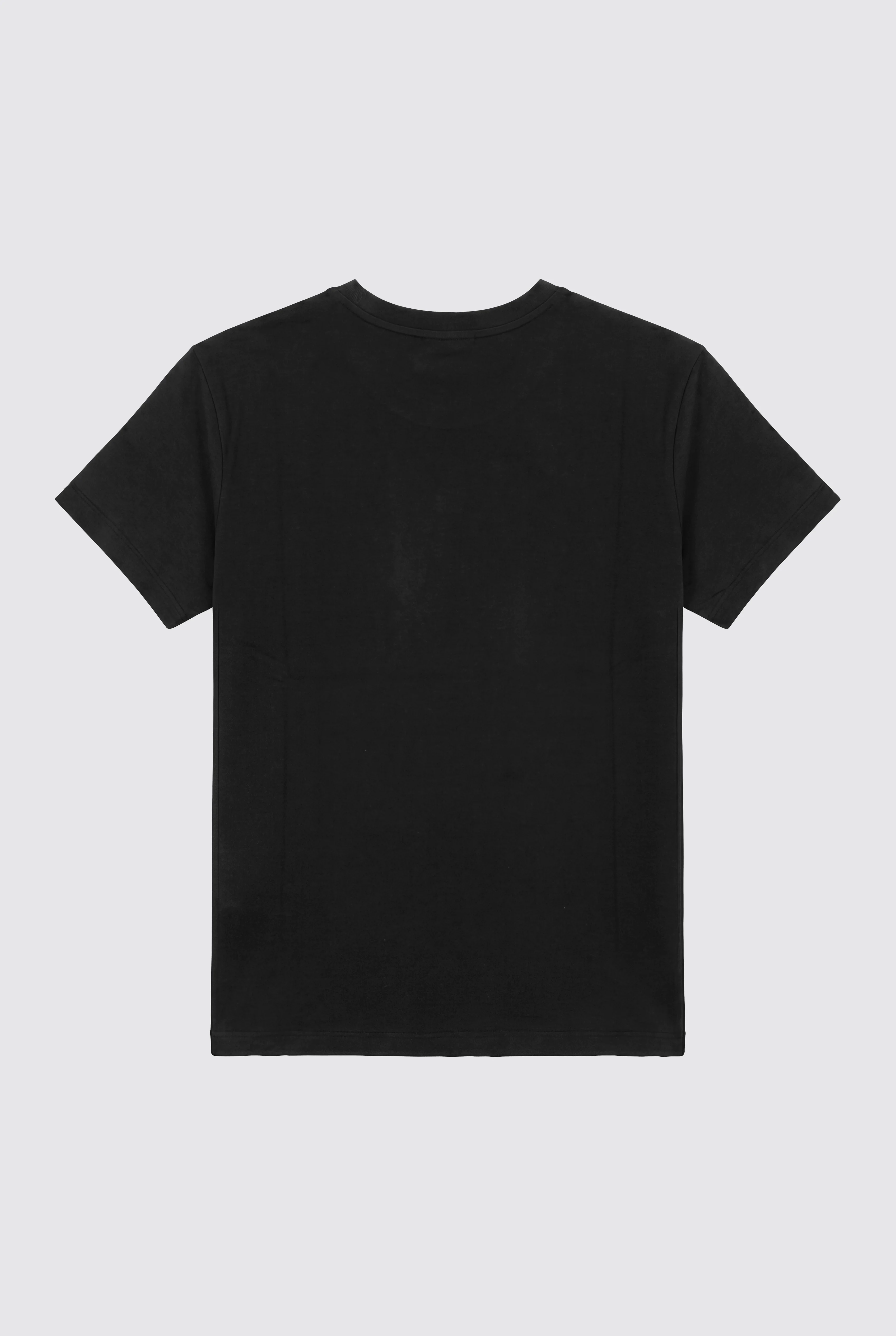 Camiseta Negra Crochet Mujer - Image 5
