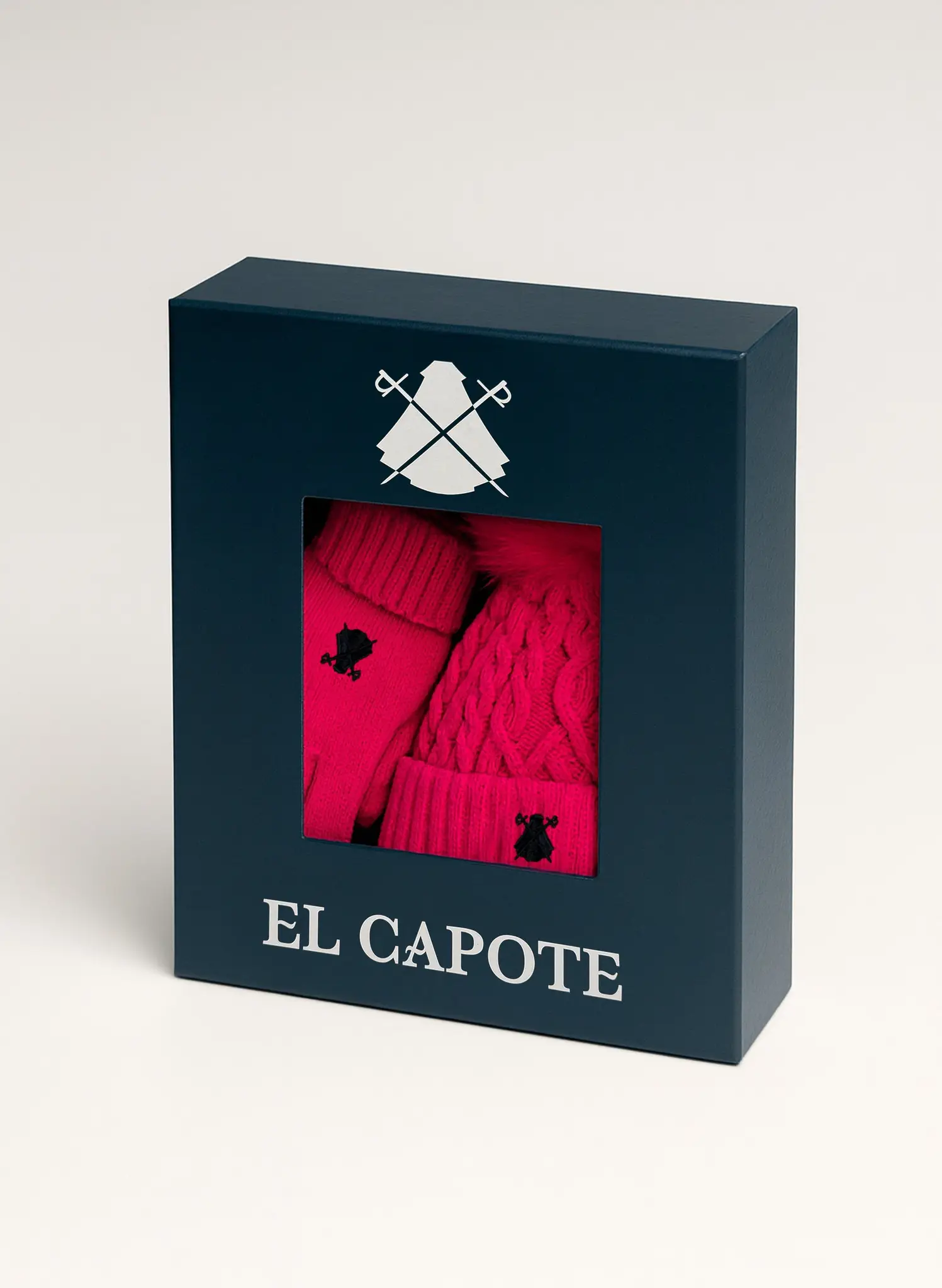 Pack de Gorro Y Guantes Fucsia Mujer