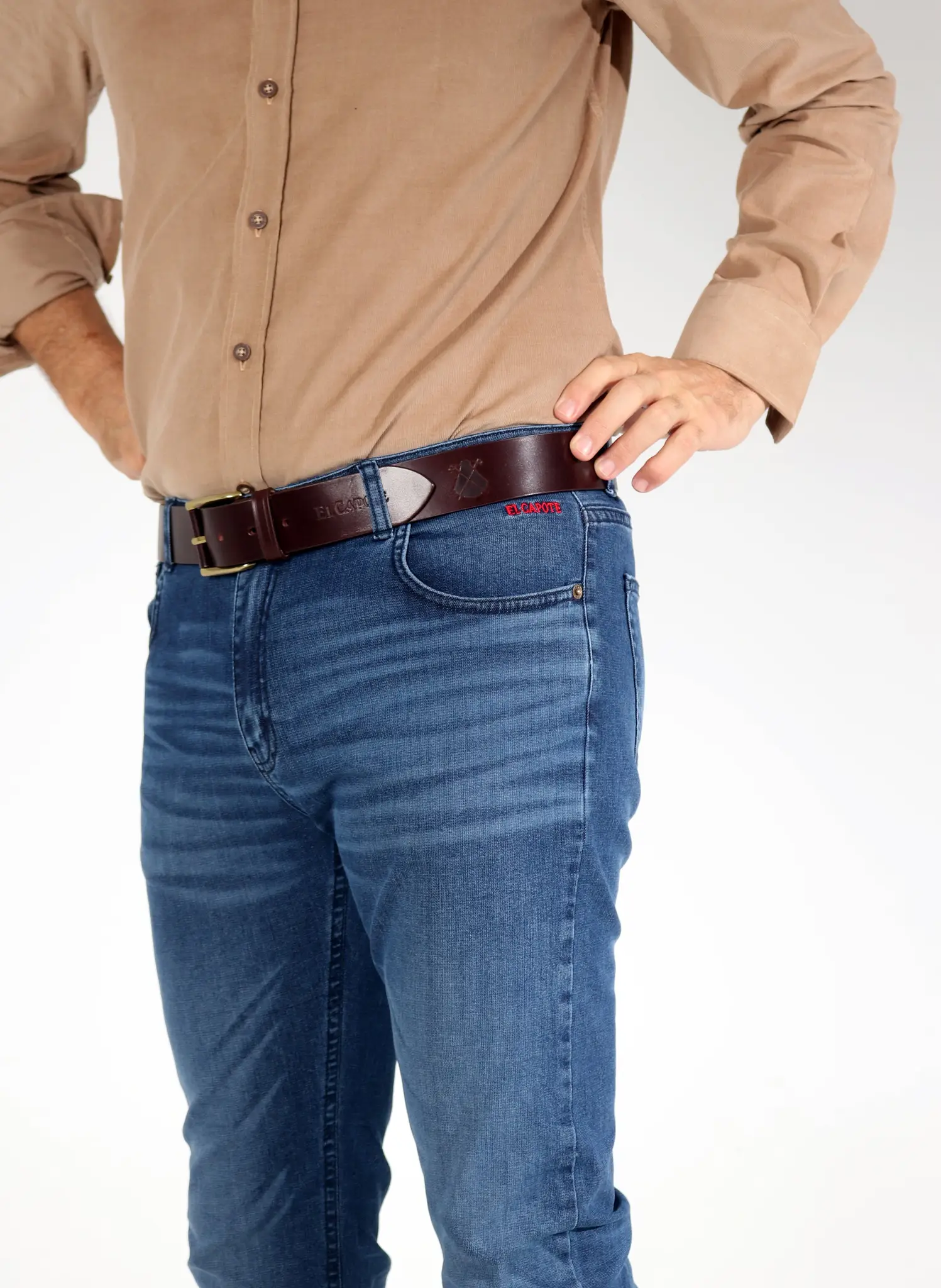 Pantalón Denim Logo España Hombre - Image 2