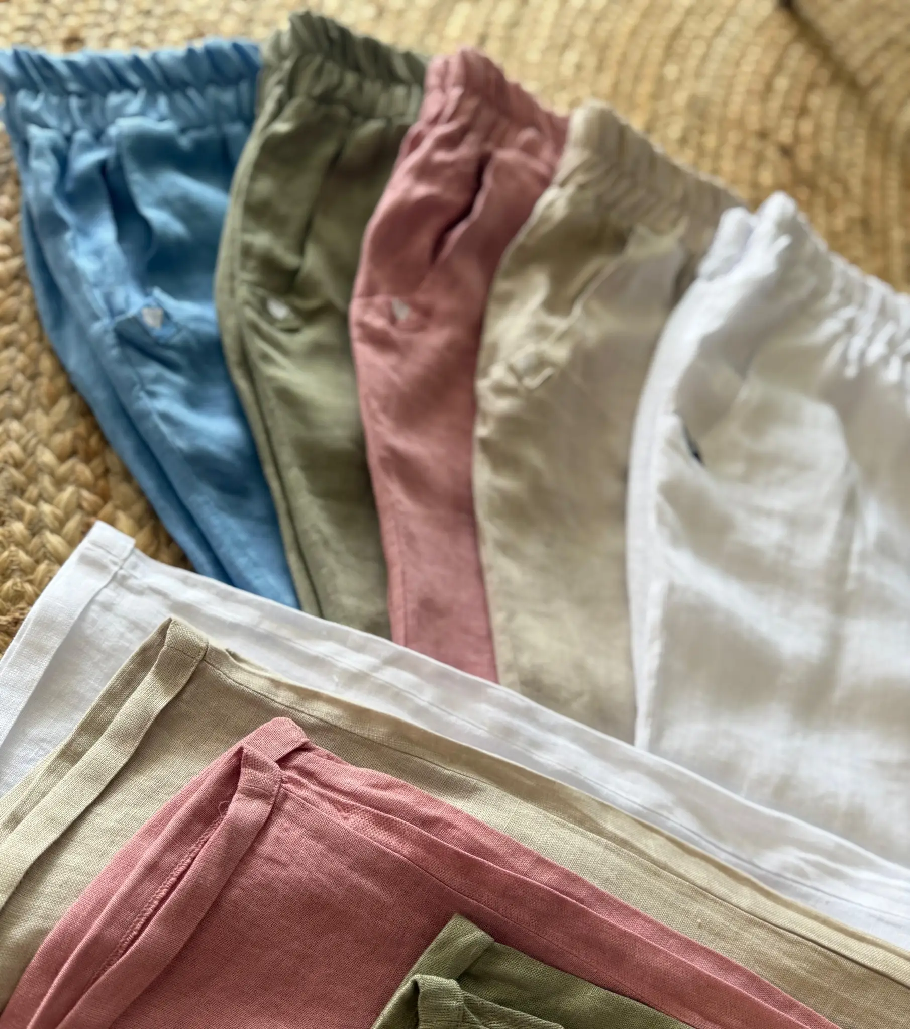 Pantalón Lino Blanco Mujer - Image 6