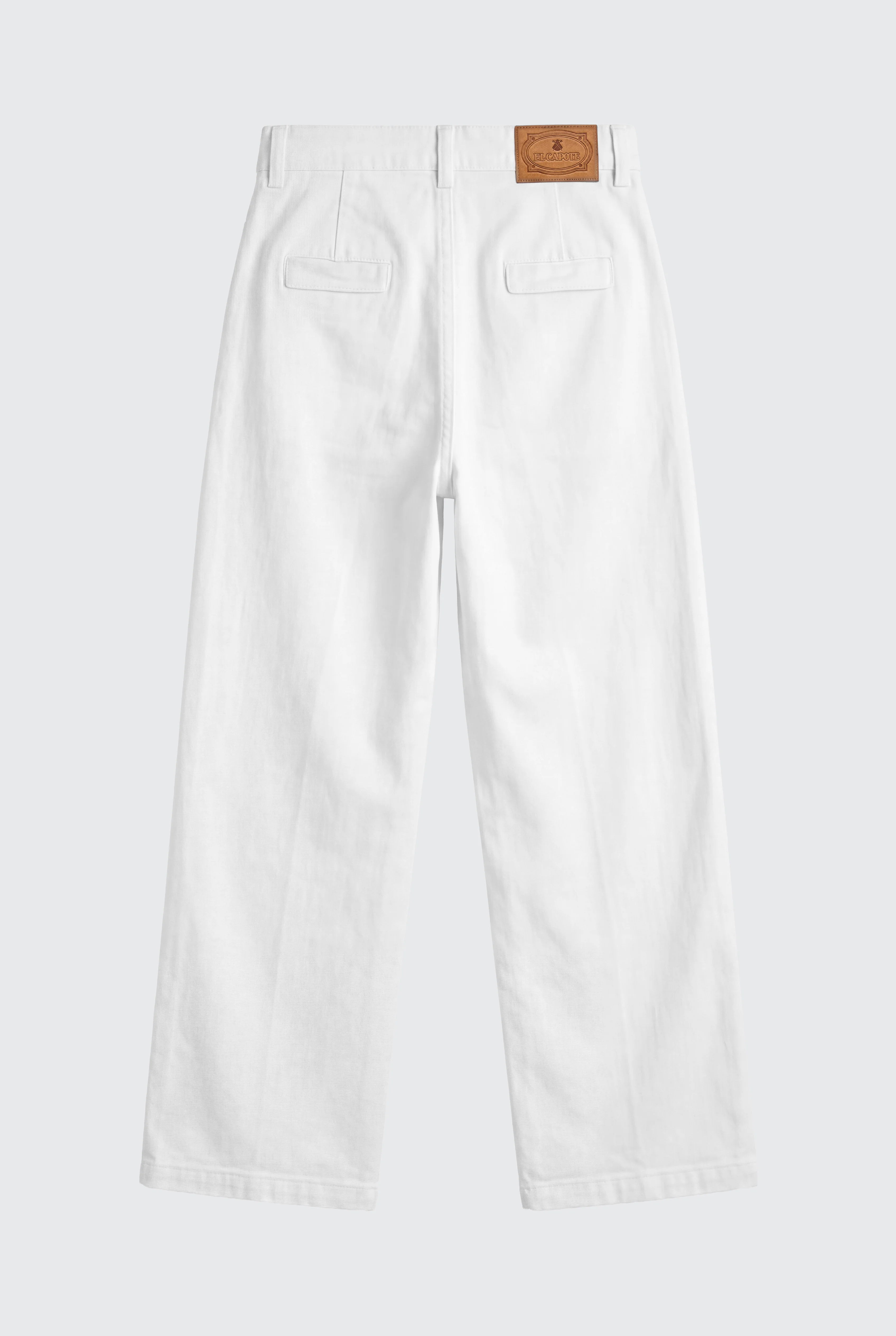 Pantalón Sarga Crudo Mujer - Image 4