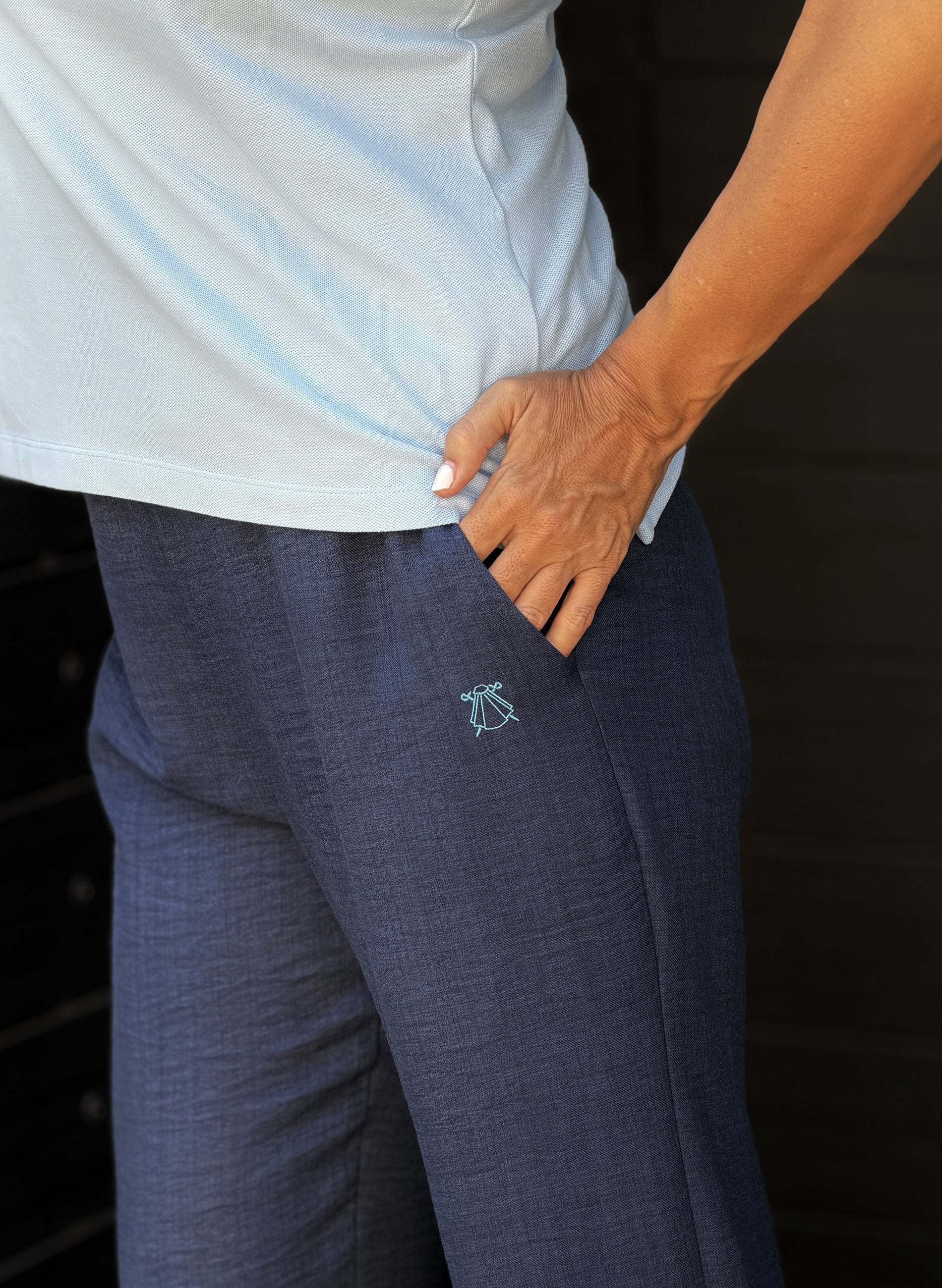 Pantalón Soft Azul Mujer - Image 2