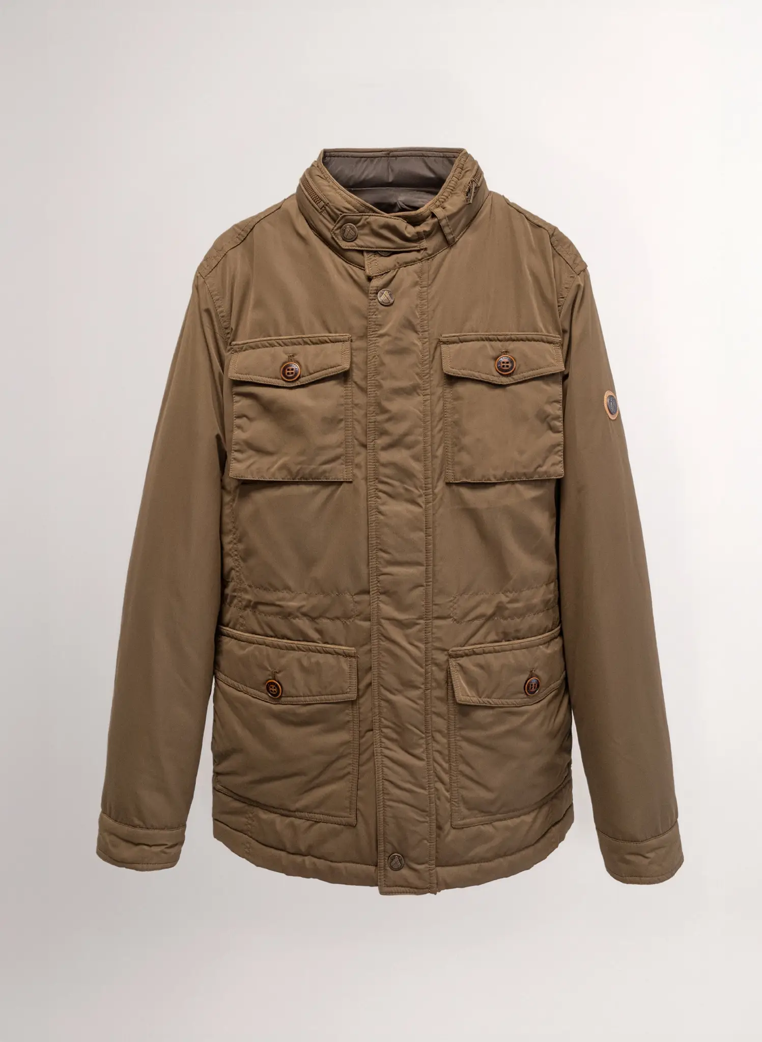 Parka Camel Con Chaleco Hombre - Image 2