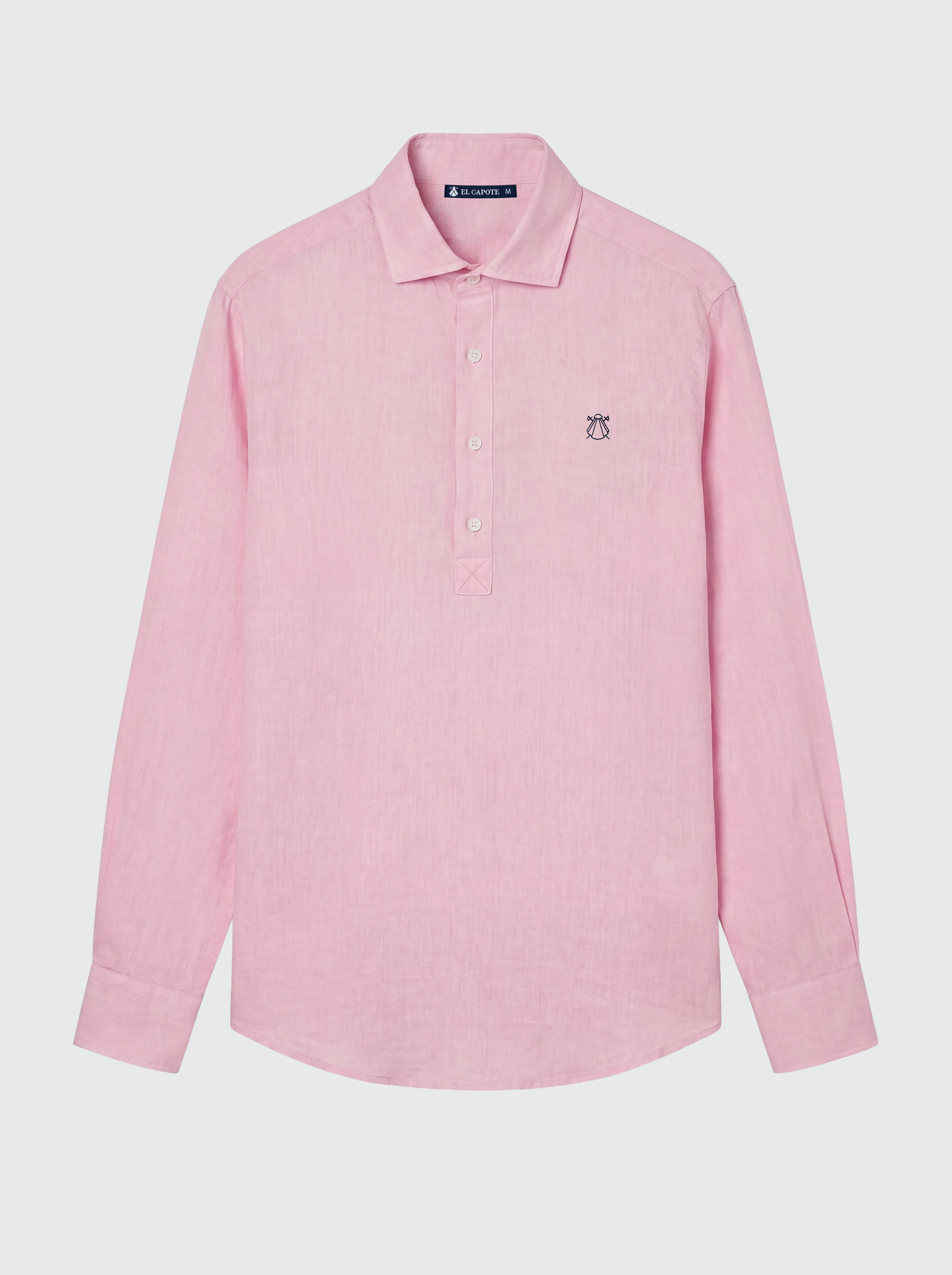 Polera Rosa Lino Hombre - Image 3