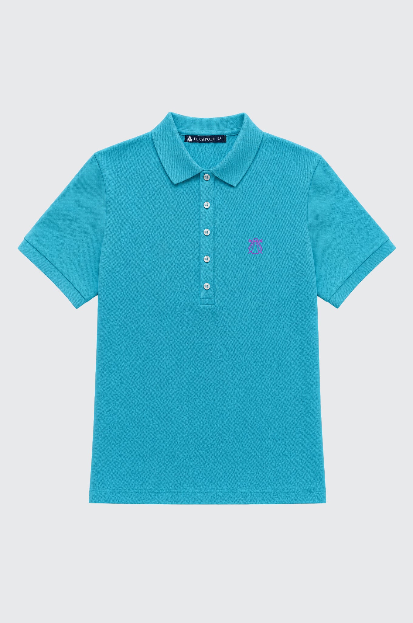 Polo Classic Azul Turquesa Mujer - Image 3