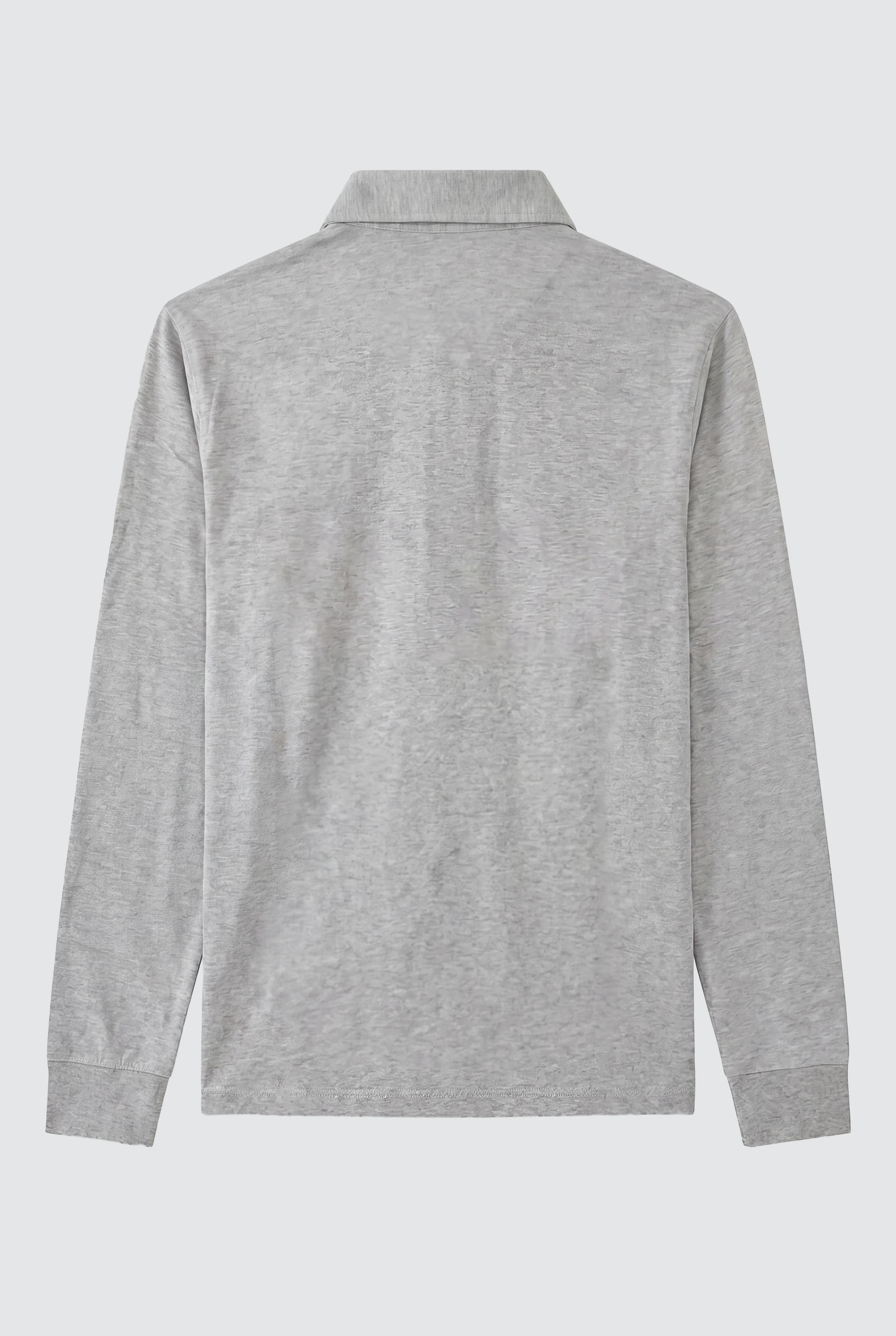 Polo Gris Manga Larga Hombre - Image 4