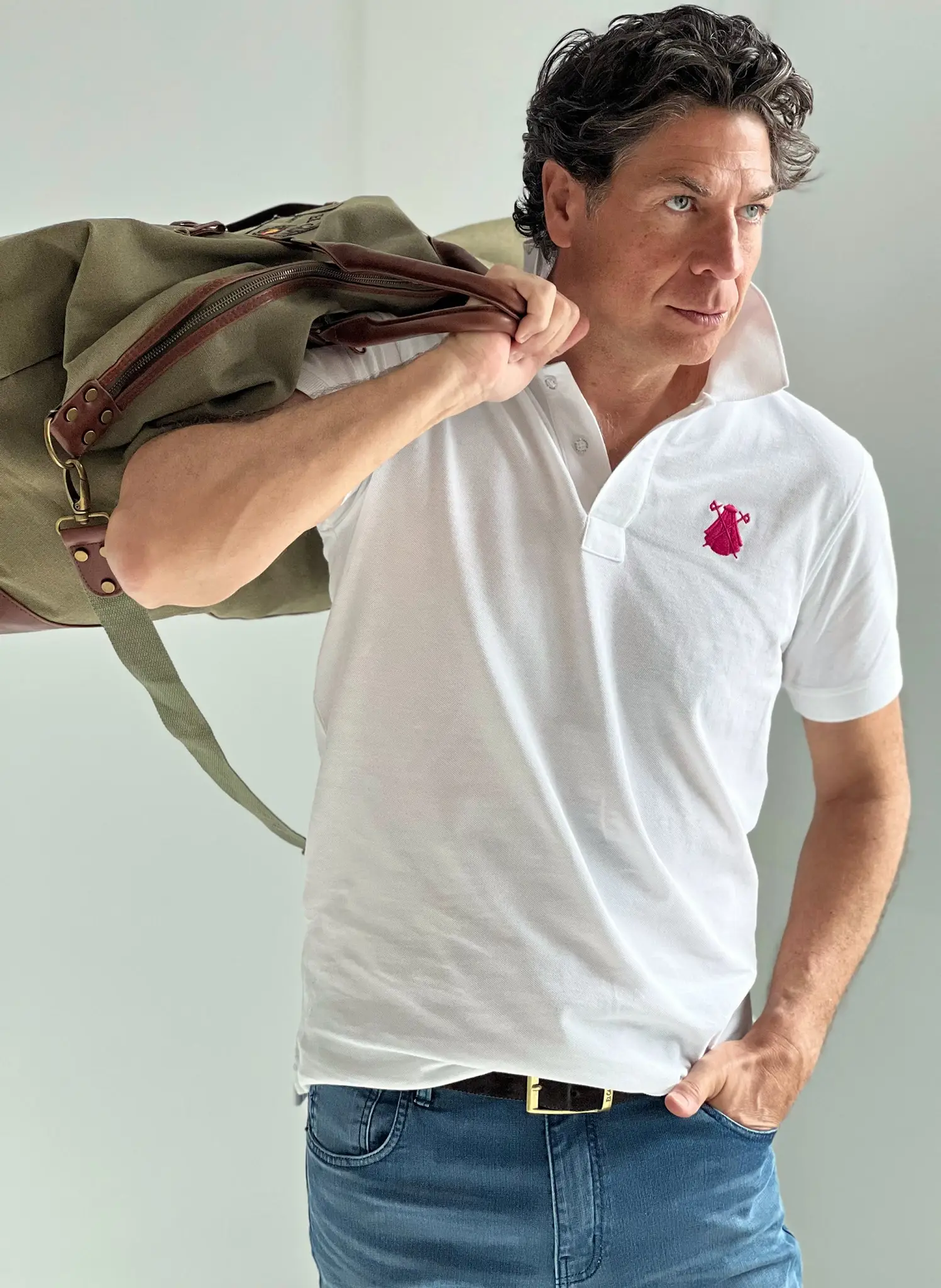 Polo Blanco New Cool Hombre - Image 3