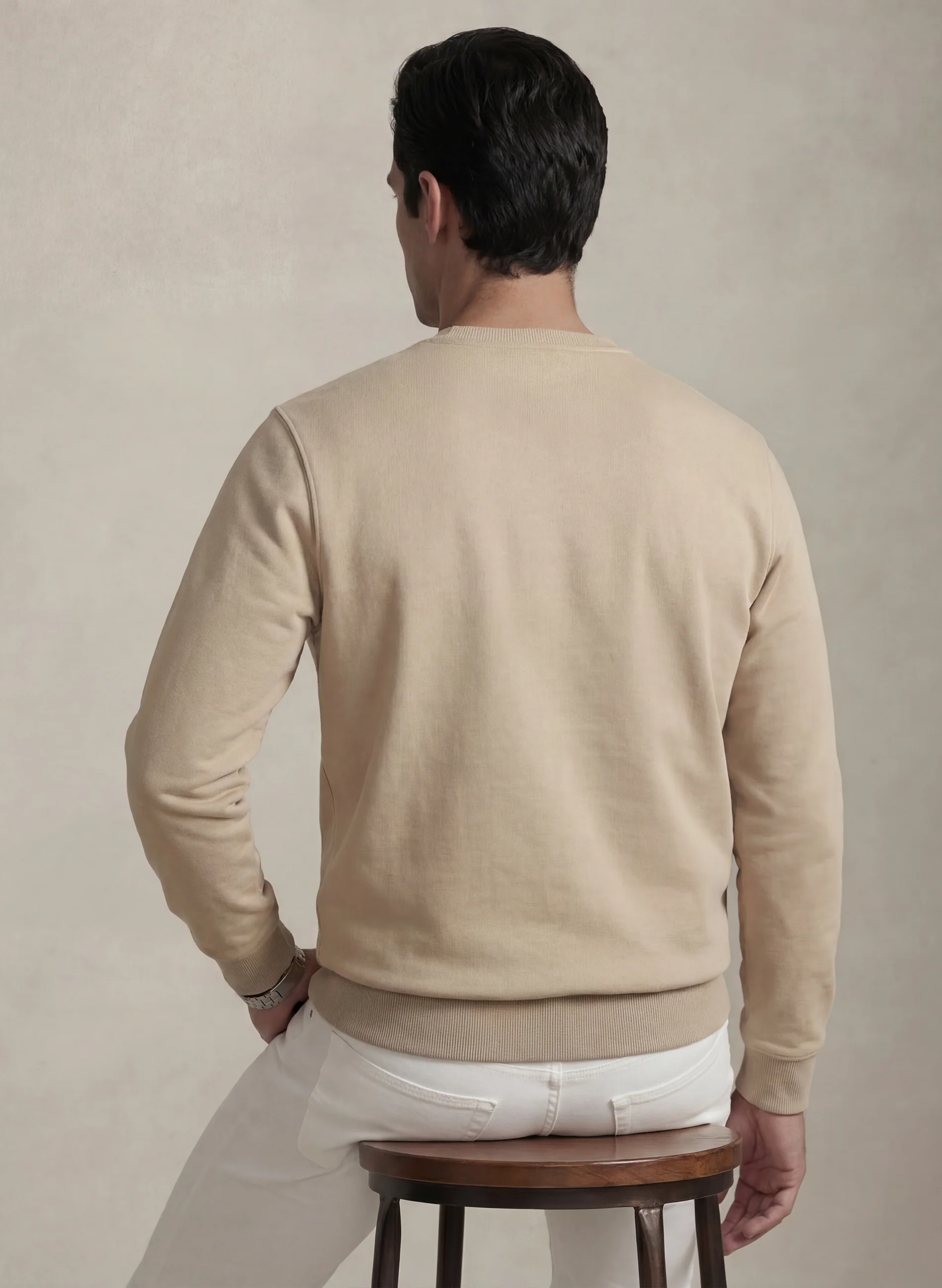 Sudadera Color Turrón El Capote Hombre - Image 4