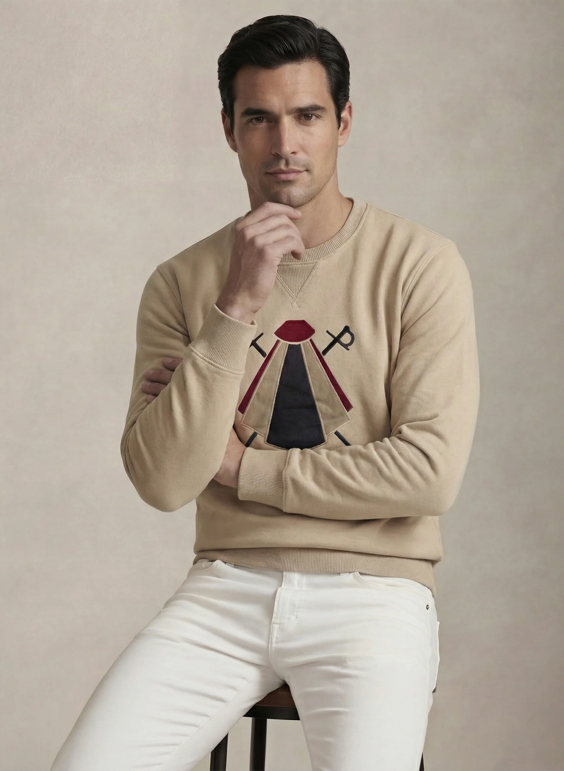 Sudadera Color Turrón El Capote Hombre - Image 5