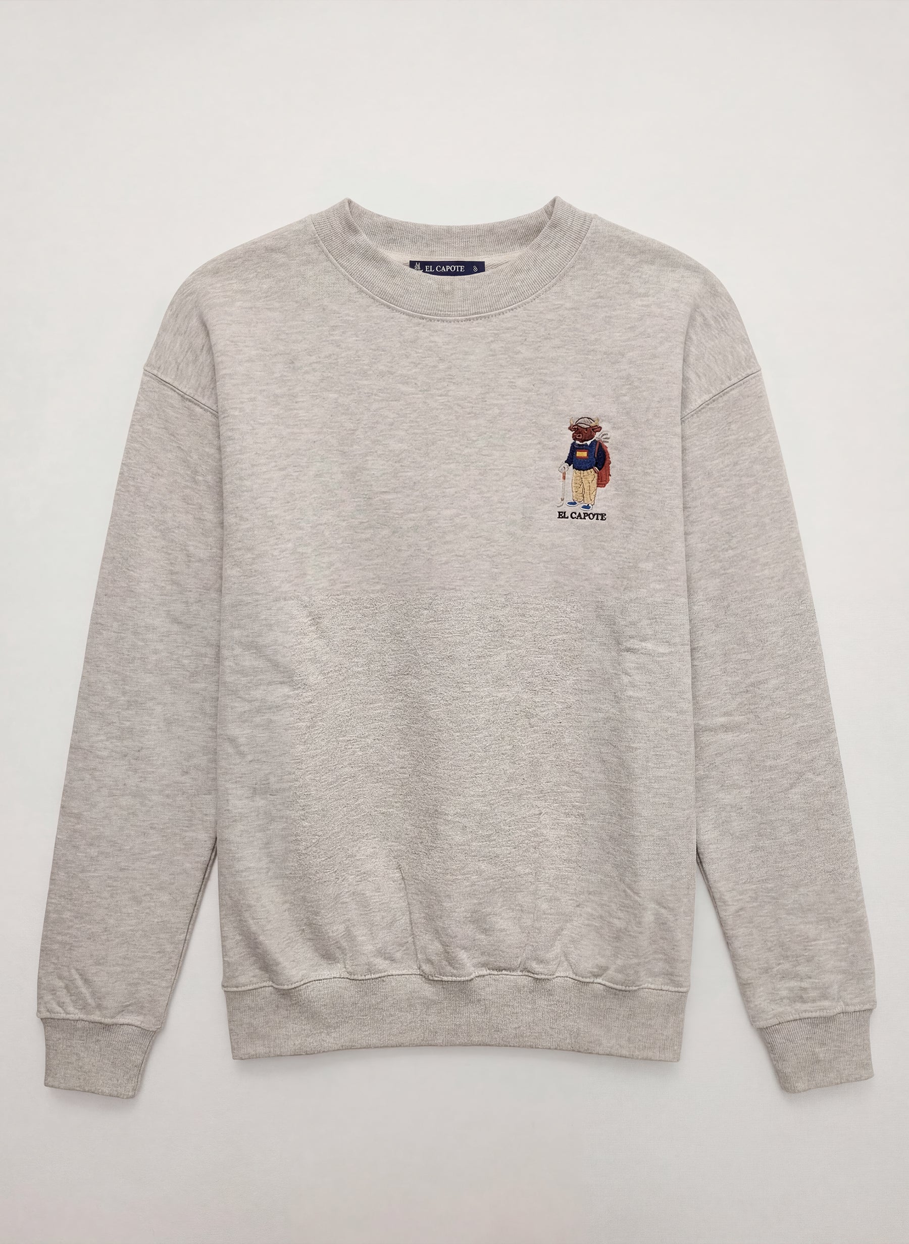 Sudadera Unisex Gris Torito Hombre - Image 2
